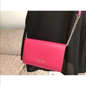 Kate spade pink crossbody purse